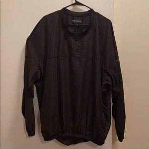 Footjoy Black Pull Over Wind Breaker
